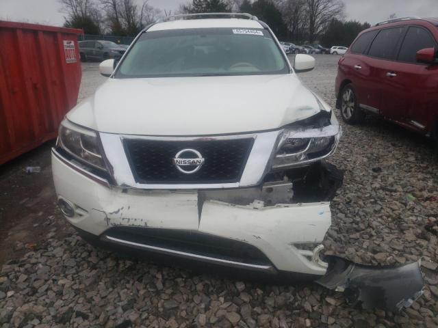 5N1AR2MN4EC697055 - 2014 NISSAN PATHFINDER S WHITE photo 5