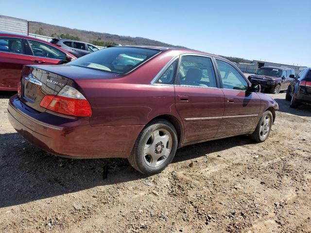 4T1BF28B63U288558 - 2003 TOYOTA AVALON XL BURGUNDY photo 3