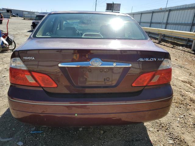 4T1BF28B63U288558 - 2003 TOYOTA AVALON XL BURGUNDY photo 6