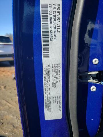 2C3CDXBG2MH603610 - 2021 DODGE CHARGER SXT BLUE photo 12