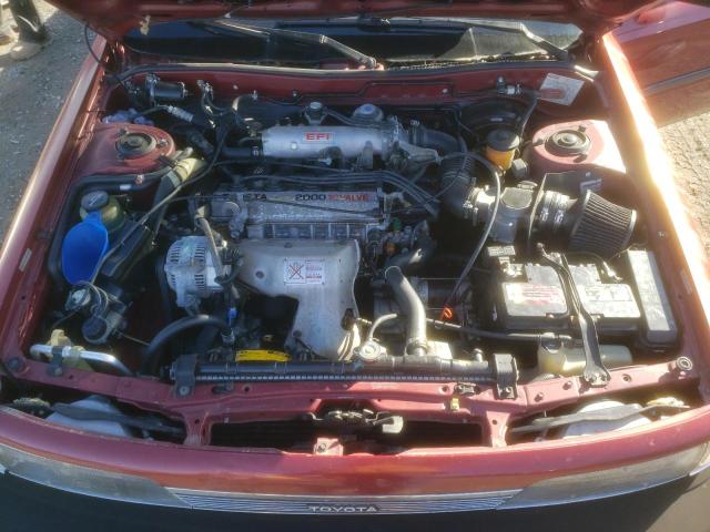 JT2SV21EXK3367319 - 1989 TOYOTA CAMRY DLX RED photo 11