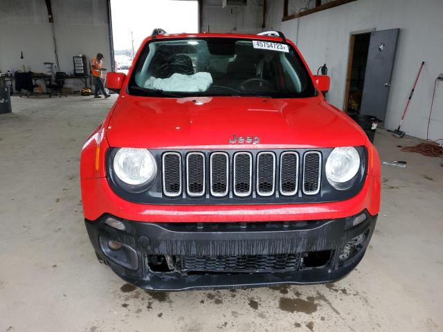 ZACCJBBB0JPH30877 - 2018 JEEP RENEGADE LATITUDE RED photo 5