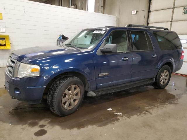 1FMFK16598LA01652 - 2008 FORD EXPEDITION EL XLT BLUE photo 1