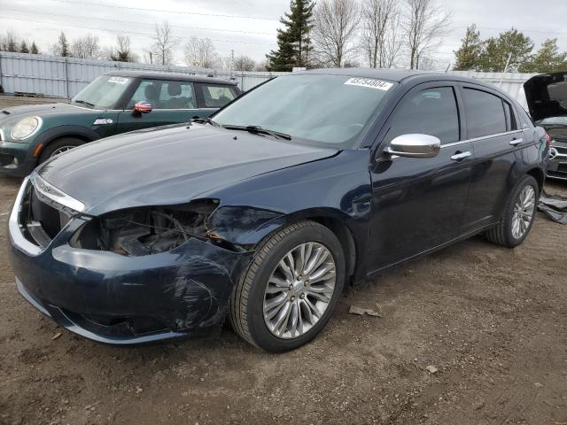 1C3CCBCGXCN266839 - 2012 CHRYSLER 200 LIMITED BLUE photo 1