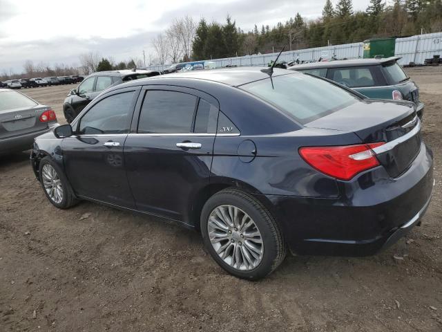 1C3CCBCGXCN266839 - 2012 CHRYSLER 200 LIMITED BLUE photo 2