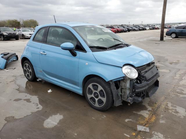 3C3CFFGE6HT621035 - 2017 FIAT 500 ELECTRIC BLUE photo 4