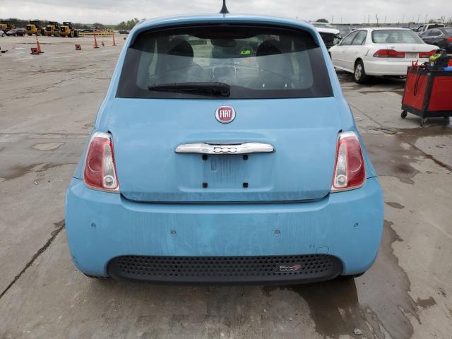 3C3CFFGE6HT621035 - 2017 FIAT 500 ELECTRIC BLUE photo 6