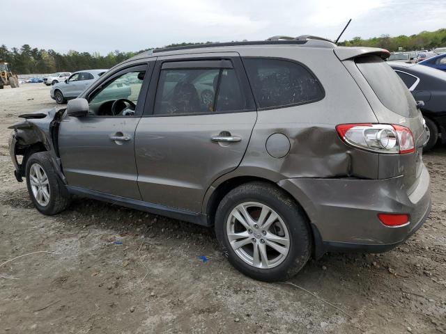 5XYZK4AG7BG054865 - 2011 HYUNDAI SANTA FE LIMITED GRAY photo 2