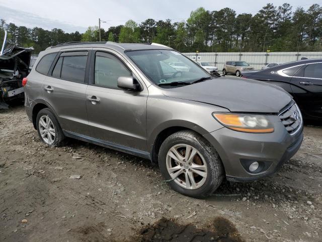 5XYZK4AG7BG054865 - 2011 HYUNDAI SANTA FE LIMITED GRAY photo 4