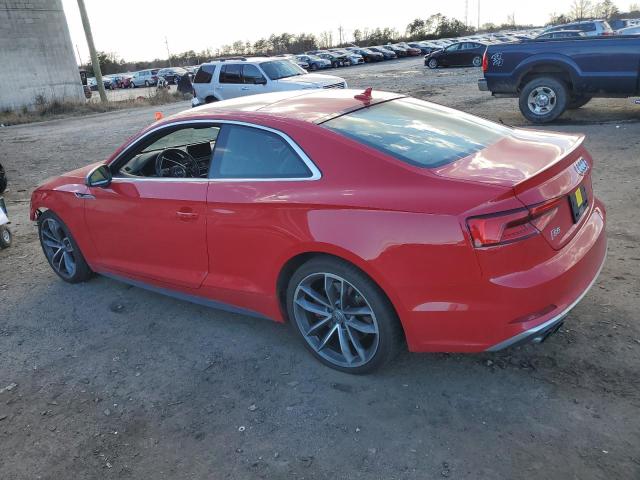 WAUP4AF51JA009469 - 2018 AUDI S5 PREMIUM PLUS RED photo 2