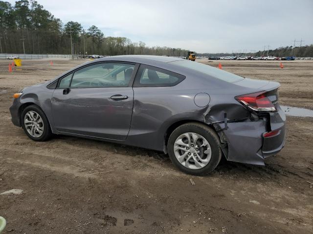 2HGFG3B53FH528847 - 2015 HONDA CIVIC LX GRAY photo 2