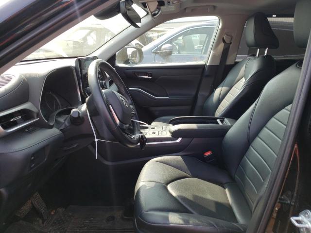5TDHZRBH9LS503107 - 2020 TOYOTA HIGHLANDER XLE BLACK photo 7