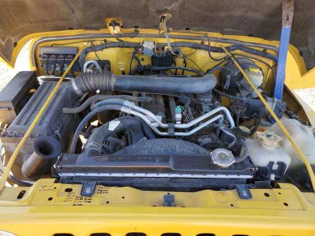 1J4FA64S55P386915 - 2005 JEEP WRANGLER / UNLIMITED RUBICON YELLOW photo 11