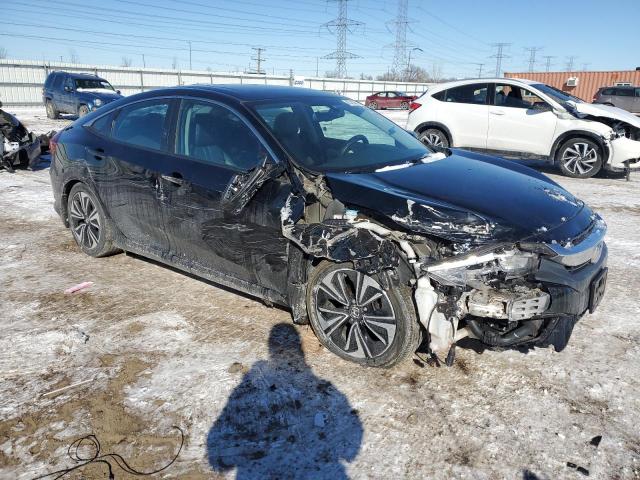 19XFC1F78HE019345 - 2017 HONDA CIVIC EXL შავი ფოტო 4