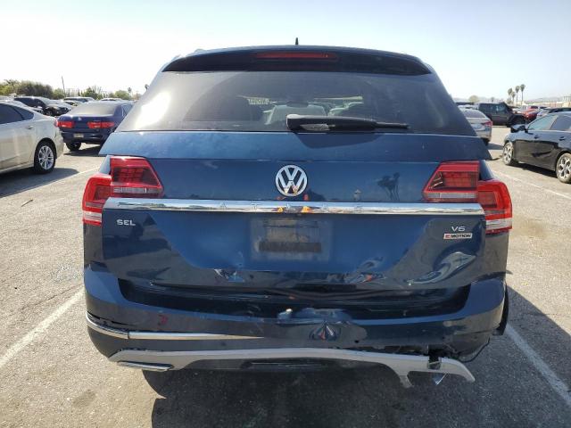 1V2MR2CA0KC531254 - 2019 VOLKSWAGEN ATLAS SEL BLUE photo 6