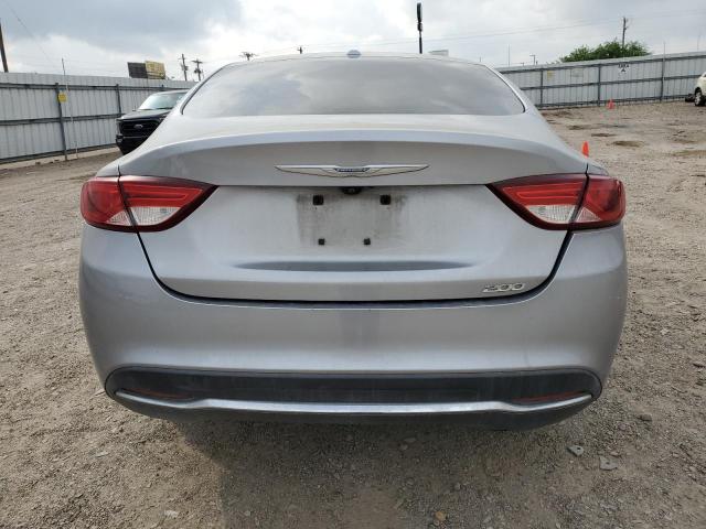 1C3CCCAB9FN543207 - 2015 CHRYSLER 200 LIMITED SILVER photo 6