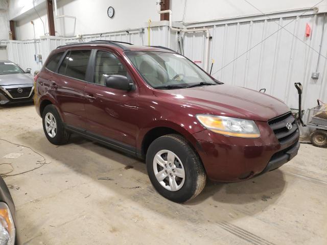 5NMSG73D79H276104 - 2009 HYUNDAI SANTA FE GLS BURGUNDY photo 4