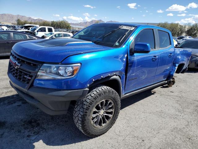 1GCGTEEN1K1261397 - 2019 CHEVROLET COLORADO ZR2 BLUE photo 1