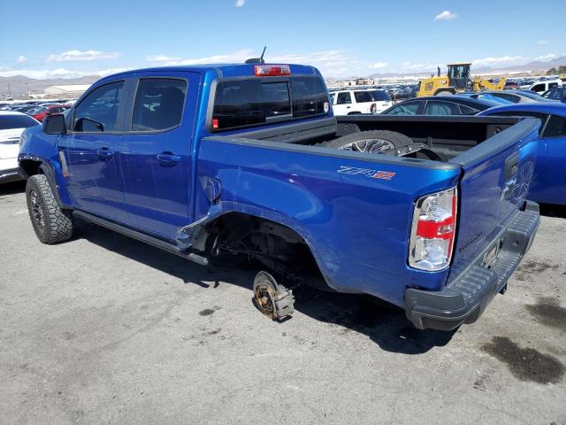 1GCGTEEN1K1261397 - 2019 CHEVROLET COLORADO ZR2 BLUE photo 2