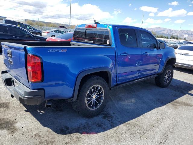 1GCGTEEN1K1261397 - 2019 CHEVROLET COLORADO ZR2 BLUE photo 3