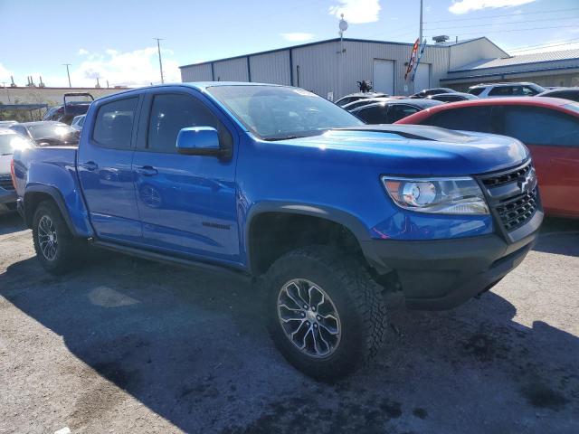 1GCGTEEN1K1261397 - 2019 CHEVROLET COLORADO ZR2 BLUE photo 4