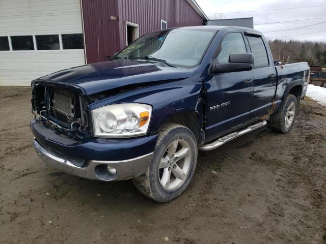 1D7HU182X7J588888 - 2007 DODGE RAM 1500 ST BLUE photo 1