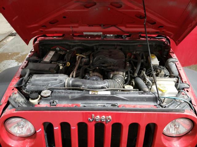 1C4AJWAG1CL199885 - 2012 JEEP WRANGLER SPORT RED photo 11