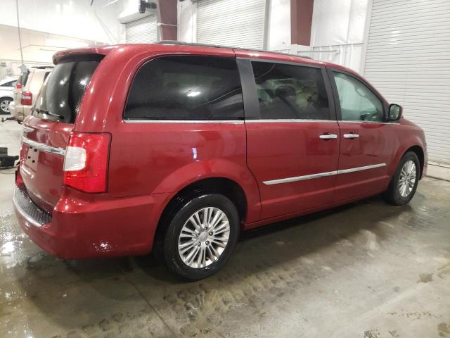 2C4RC1CGXFR693154 - 2015 CHRYSLER TOWN & COU TOURING L RED photo 3