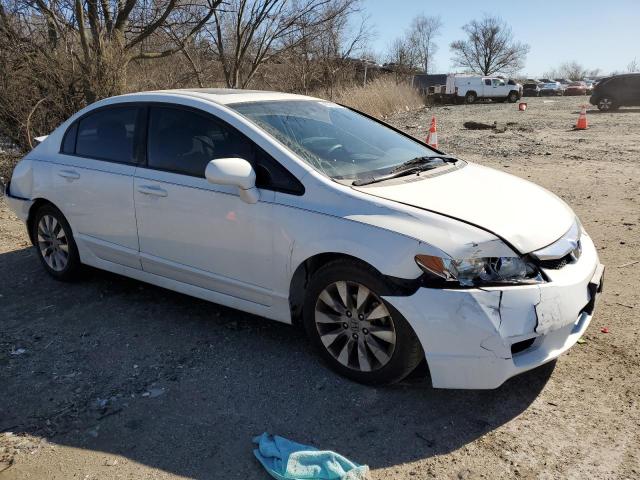 19XFA1F89AE079204 - 2010 HONDA CIVIC EX WHITE photo 4