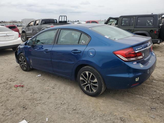 19XFB2F8XEE037312 - 2014 HONDA CIVIC EX BLUE photo 2