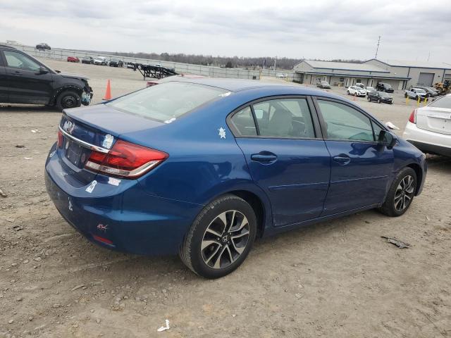 19XFB2F8XEE037312 - 2014 HONDA CIVIC EX BLUE photo 3