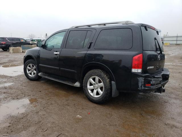 5N1AA08C28N627308 - 2008 NISSAN ARMADA SE BLACK photo 2