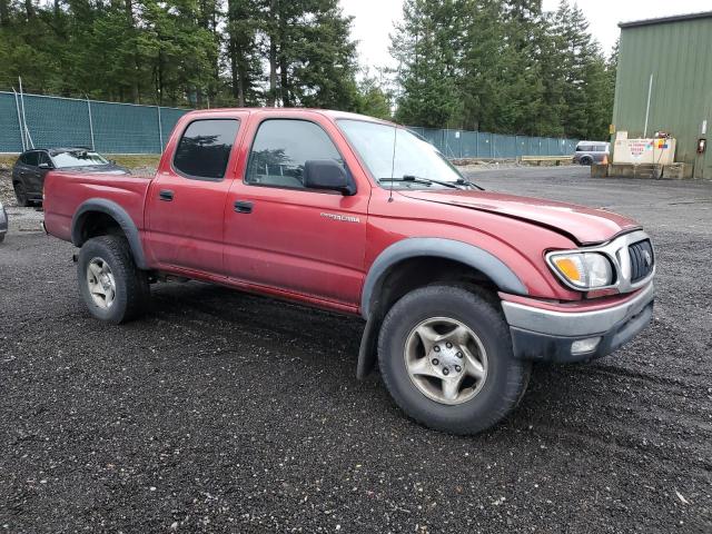 5TEGM92N52Z120394 - 2002 TOYOTA TACOMA DOUBLE CAB PRERUNNER RED photo 4