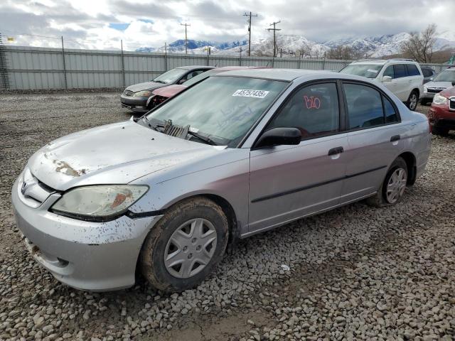 2HGES16304H590744 - 2004 HONDA CIVIC DX VP SILVER photo 1