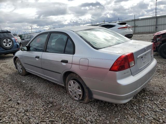 2HGES16304H590744 - 2004 HONDA CIVIC DX VP SILVER photo 2
