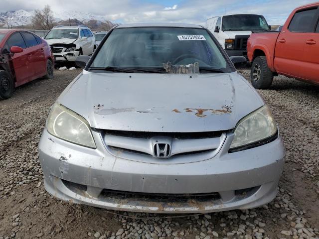 2HGES16304H590744 - 2004 HONDA CIVIC DX VP SILVER photo 5