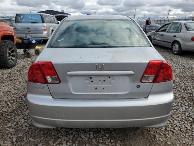 2HGES16304H590744 - 2004 HONDA CIVIC DX VP SILVER photo 6