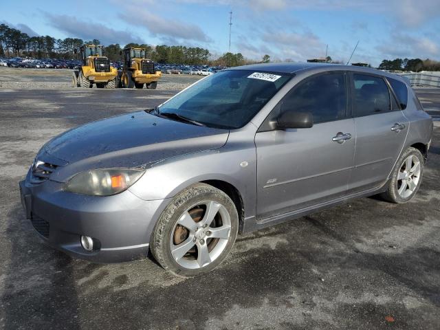 JM1BK143761526481 - 2006 MAZDA 3 HATCHBACK GRAY photo 1