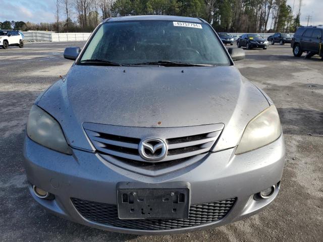 JM1BK143761526481 - 2006 MAZDA 3 HATCHBACK GRAY photo 5