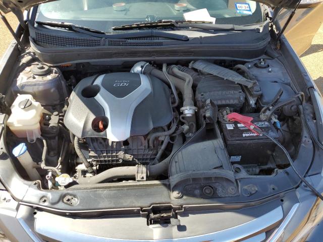 5NPEC4ABXEH905084 - 2014 HYUNDAI SONATA SE GRAY photo 11