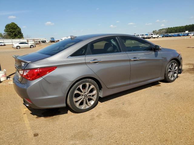 5NPEC4ABXEH905084 - 2014 HYUNDAI SONATA SE GRAY photo 3