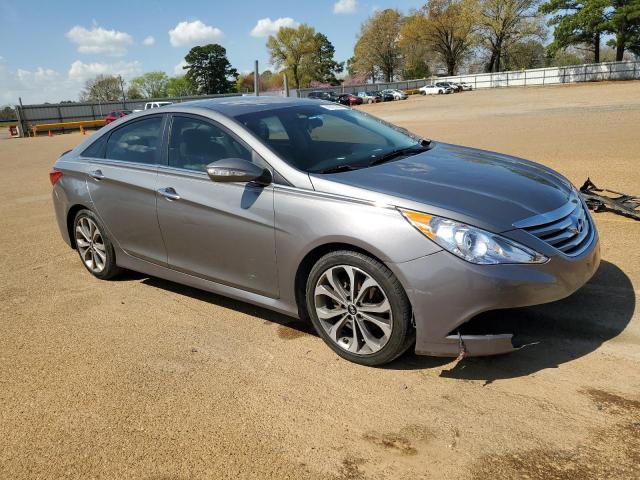 5NPEC4ABXEH905084 - 2014 HYUNDAI SONATA SE GRAY photo 4