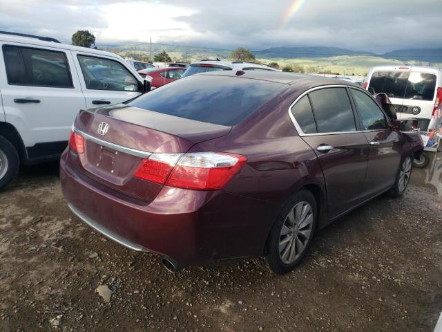 1HGCR2F83FA149616 - 2015 HONDA ACCORD EXL BURGUNDY photo 3