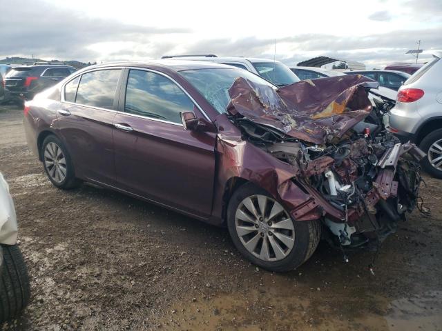 1HGCR2F83FA149616 - 2015 HONDA ACCORD EXL BURGUNDY photo 4