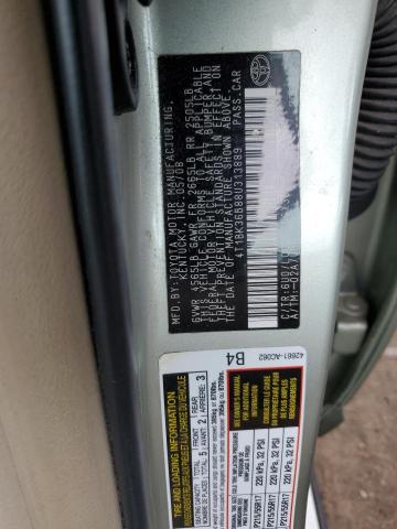 4T1BK36B88U313889 - 2008 TOYOTA AVALON XL GREEN photo 12