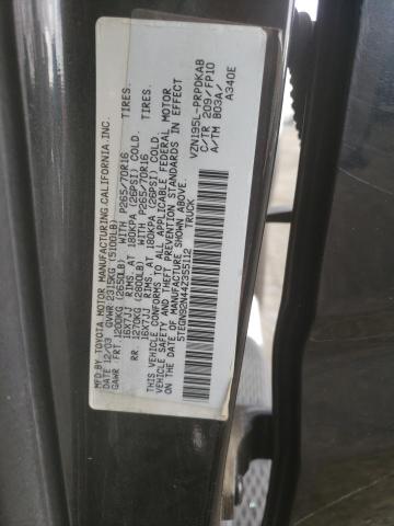 5TEGN92N44Z355112 - 2004 TOYOTA TACOMA DOUBLE CAB PRERUNNER BLACK photo 12