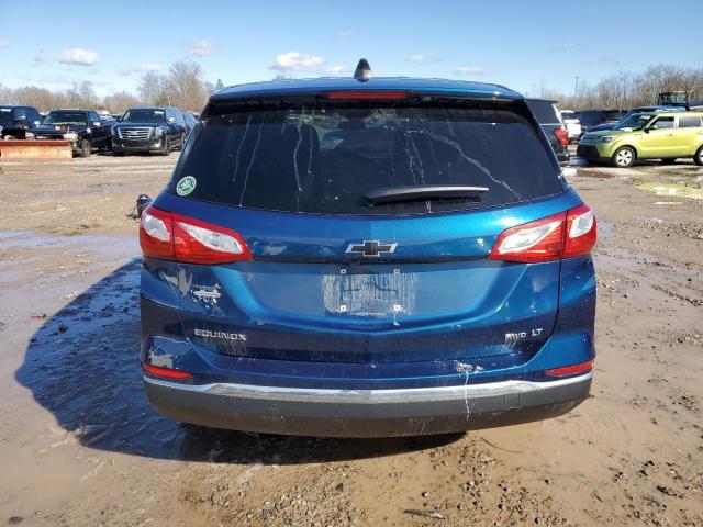 2GNAXUEV7L6186814 - 2020 CHEVROLET EQUINOX LT BLUE photo 6