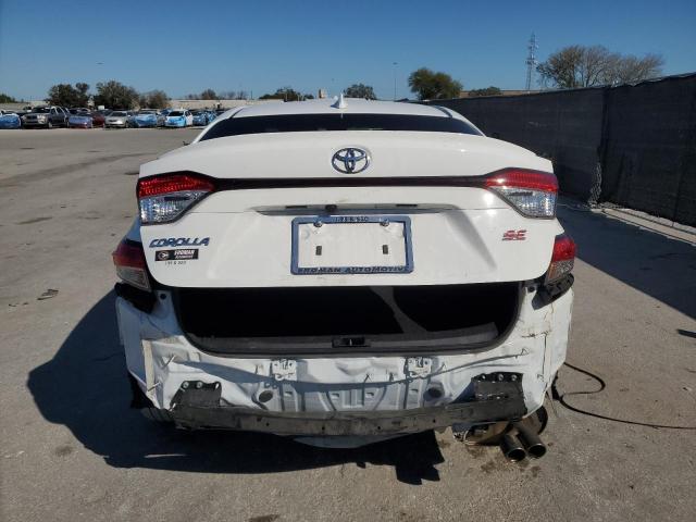 JTDS4MCE1N3508897 - 2022 TOYOTA COROLLA SE WHITE photo 6