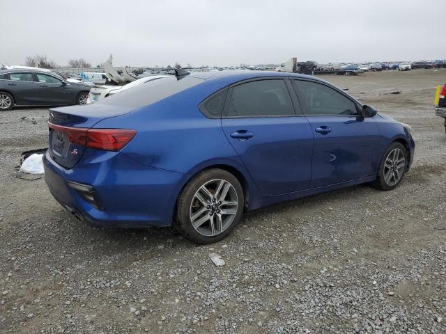 3KPF34ADXKE021863 - 2019 KIA FORTE GT LINE BLUE photo 3