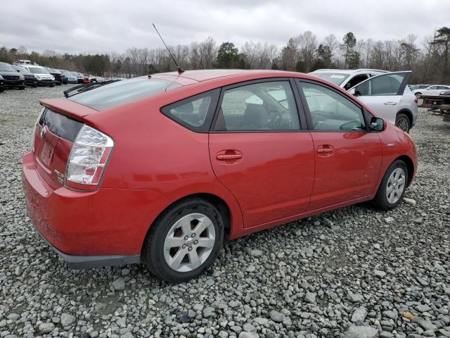 JTDKB20UX73245284 - 2007 TOYOTA PRIUS RED photo 3